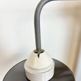 Industrial Factory Wall Light with Enamel Shade, 1960s