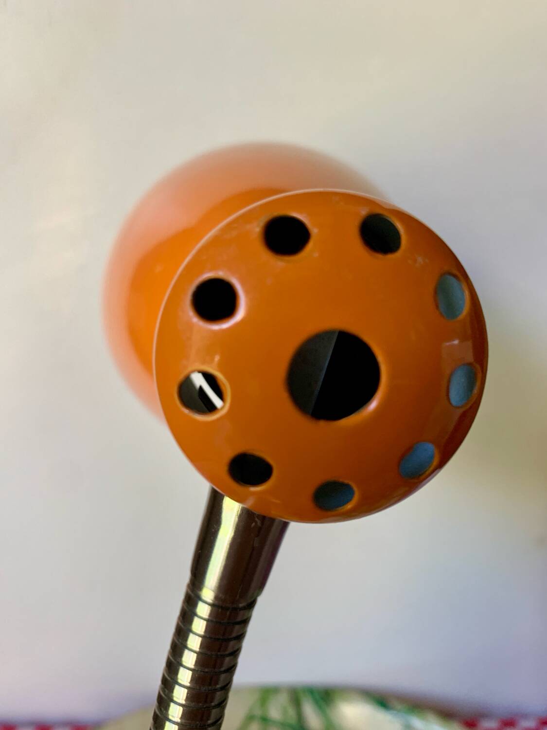 Vintage orange desk lamp