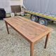 Table de ferme rustique en chêne massif, 19ème s.