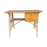 Office vintage rattan Louis Sognot