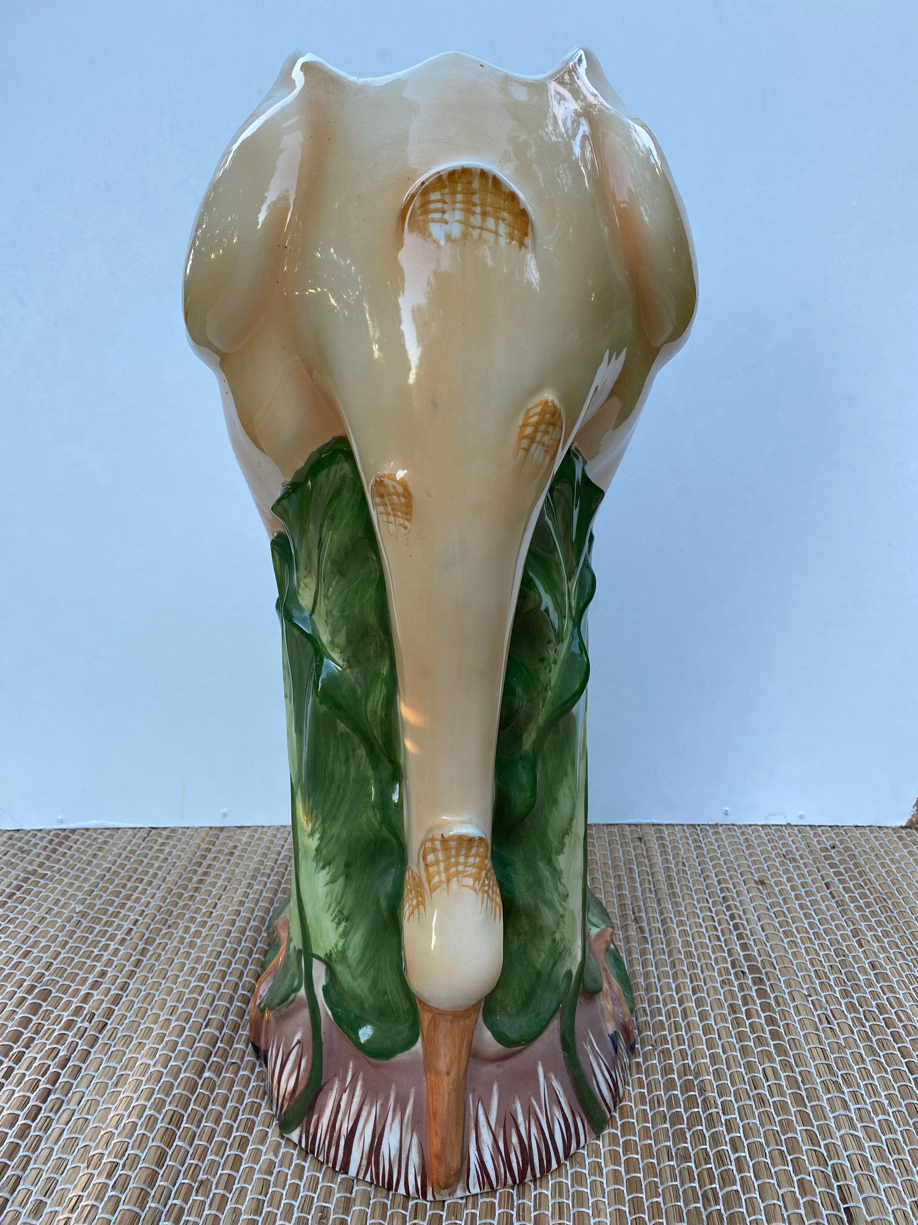 Umbrella door in bird slurry