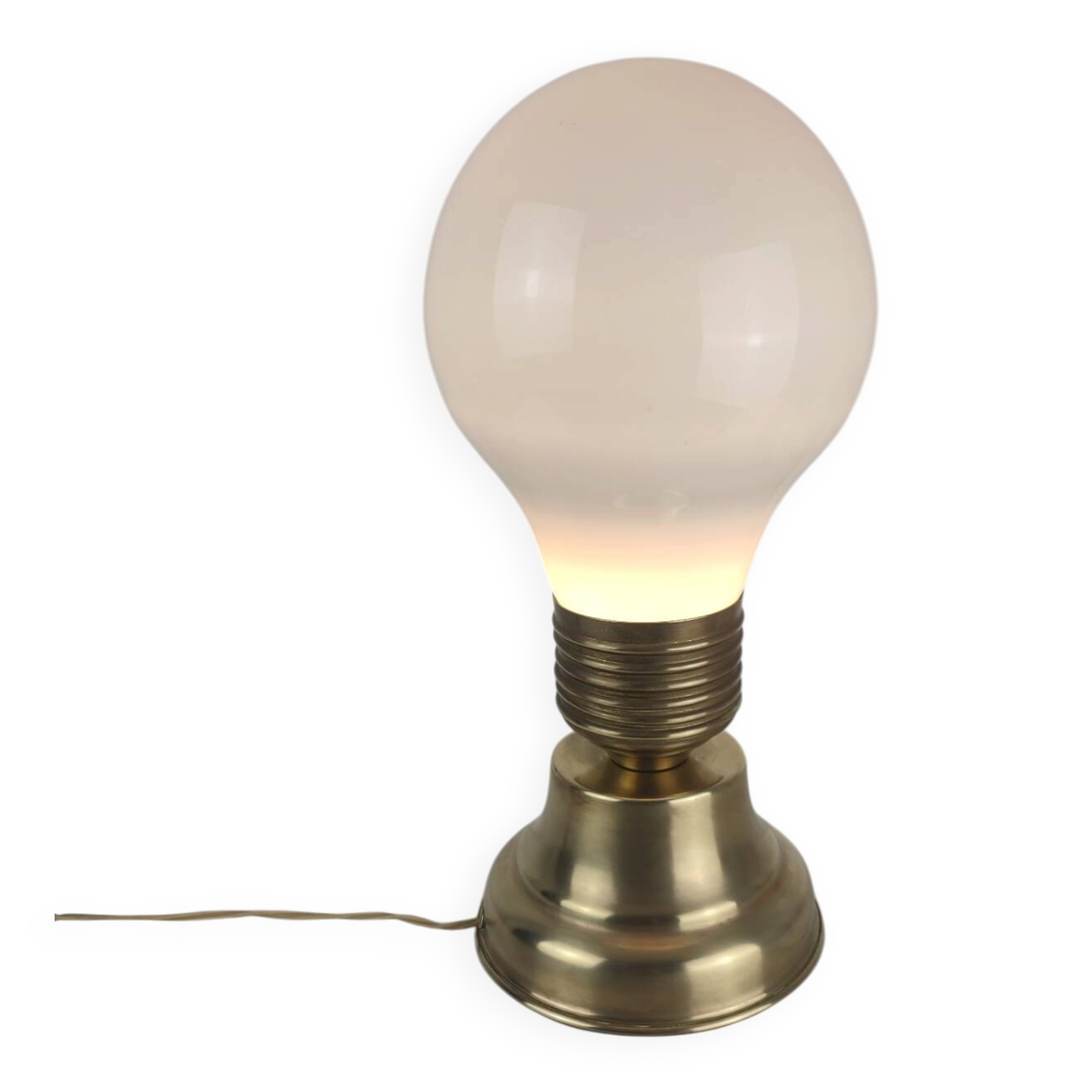 Table Lamp "Giant Bulb" – Vintage Pop Art & Space Age Design (Year)