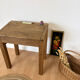 Solid oak school desk