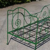 Antique metal bed, vintage