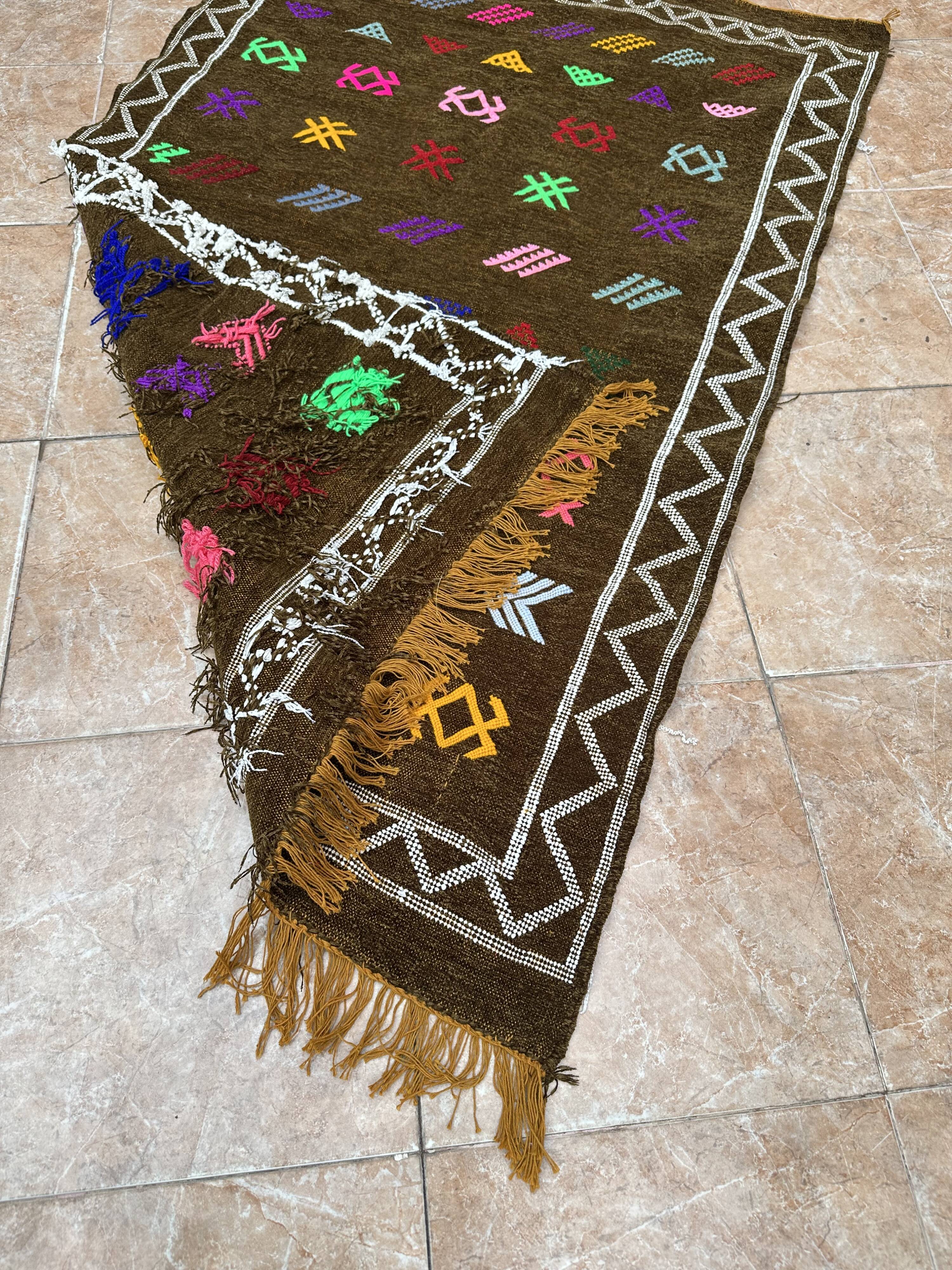 Moroccan rug - handmade rug - Berber wool rug - Floor rug