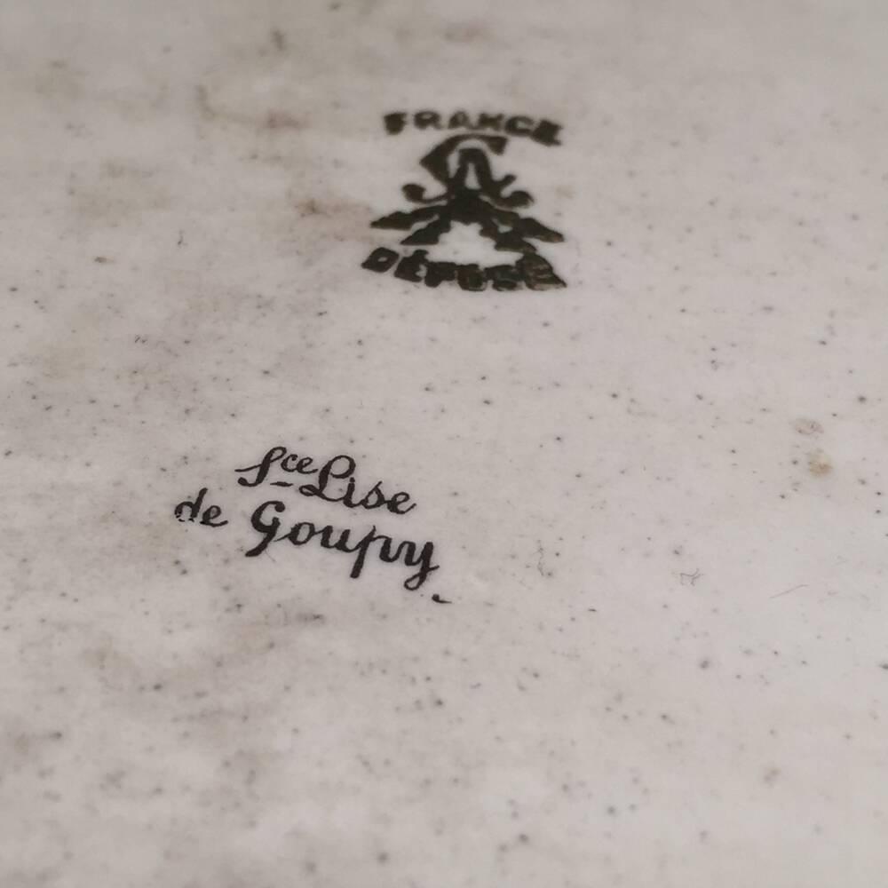 Lise model limoges porcelain presentation tray