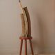 Metal and rattan vase contemporary sculpture contemporary design