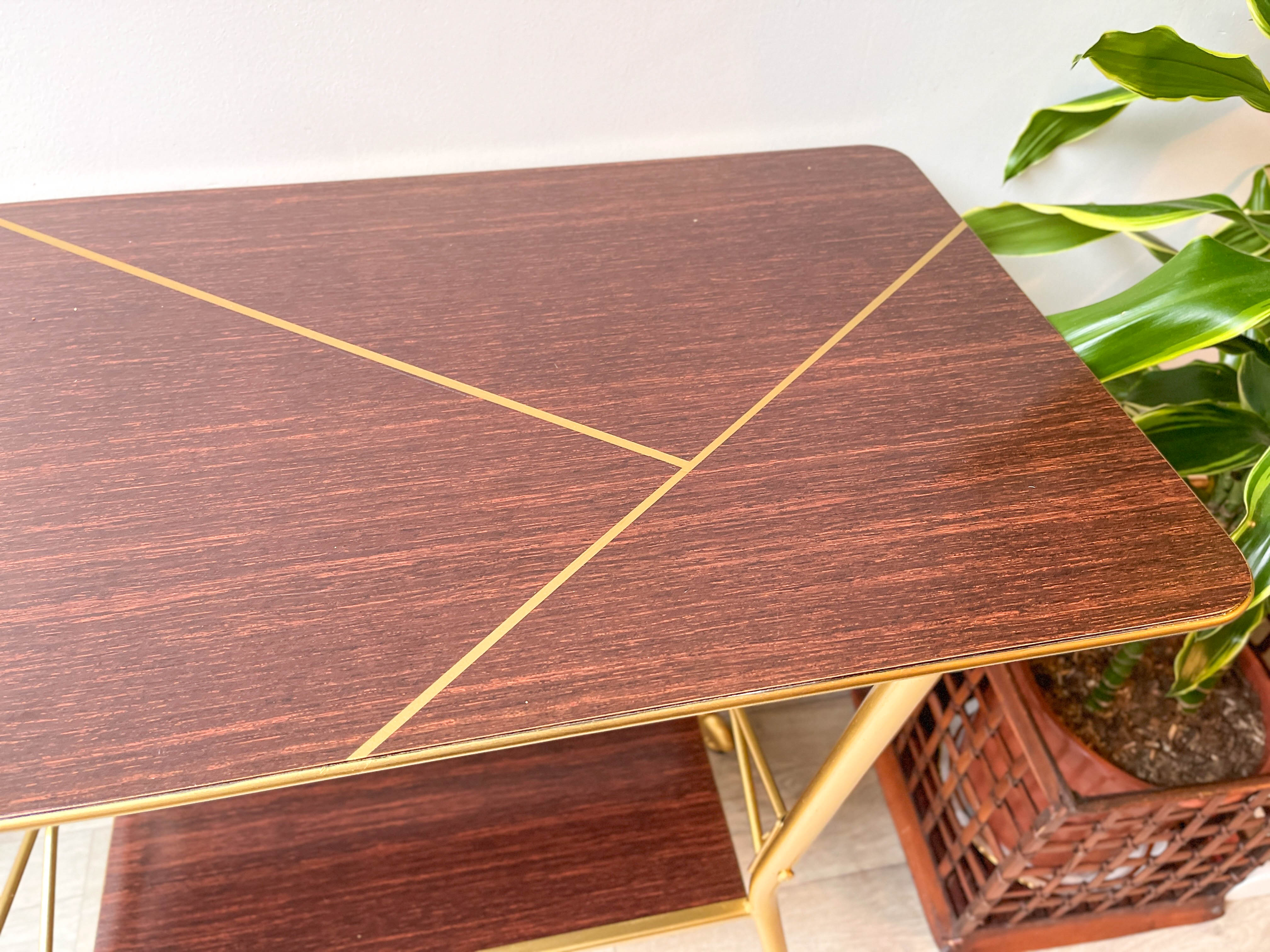 Vintage 60s trolley in revamped formica