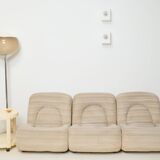 Beige modular sofa, Space Age, Italy, 1970s