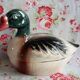 Terrine Michel caugant in duck shape tadorne by belon barbotine zoomorphe