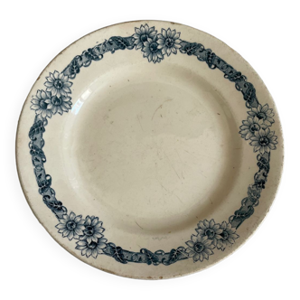 Assiette creuse 1900 Terre de Fer B.H.V. Denise Longchamp