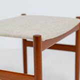 Tabouret de Hugo Frandsen pour Spøttrup (Danemark, années 1960).