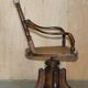 Antique Victorian swivel office armchair