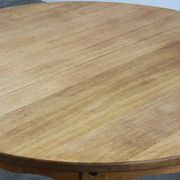 Vintage Danish Modern Oak Round Table, H. Kjærnulf style, 1960s