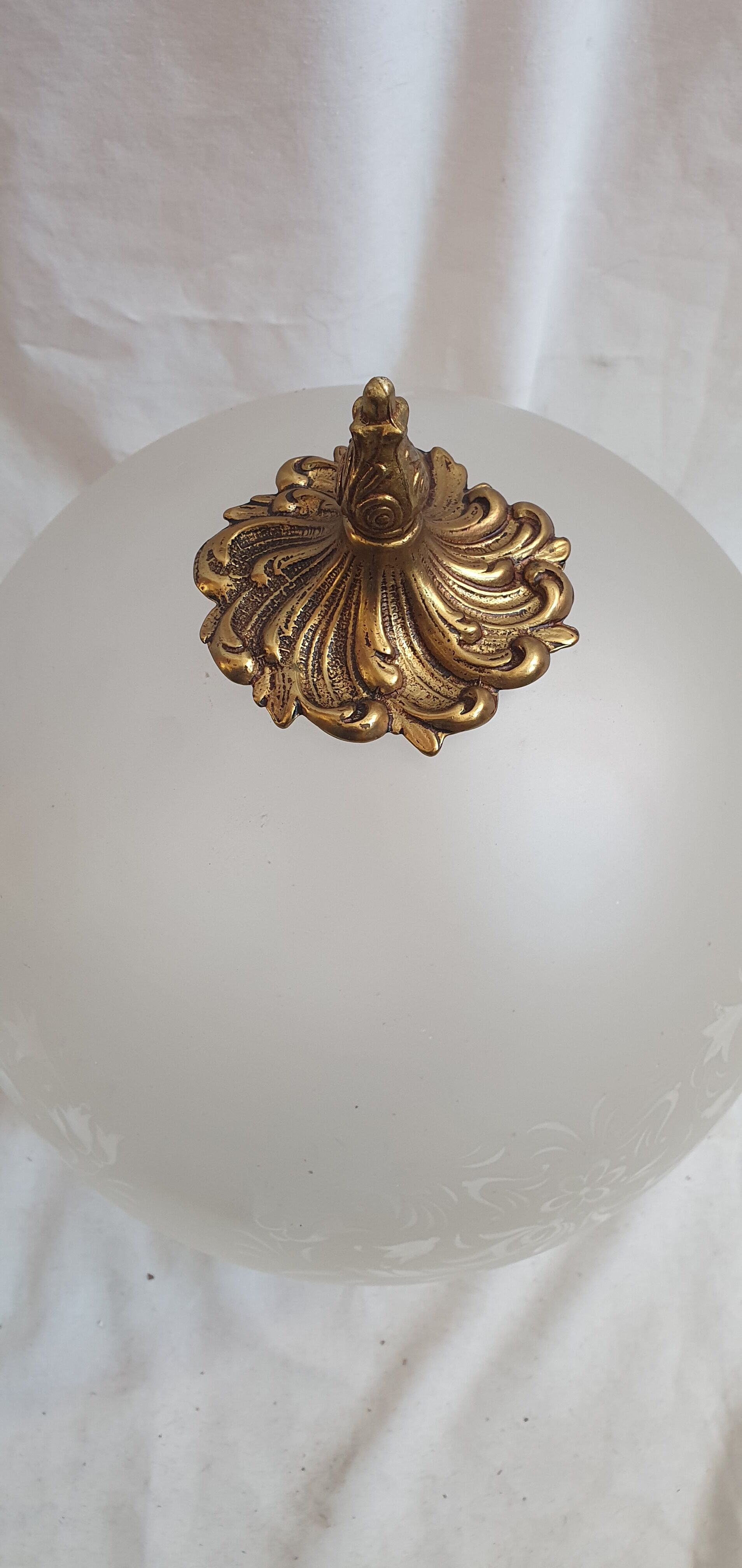 Suspension ball glass & bronze