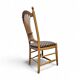 2 x rustic French country cottage side / dining chairs