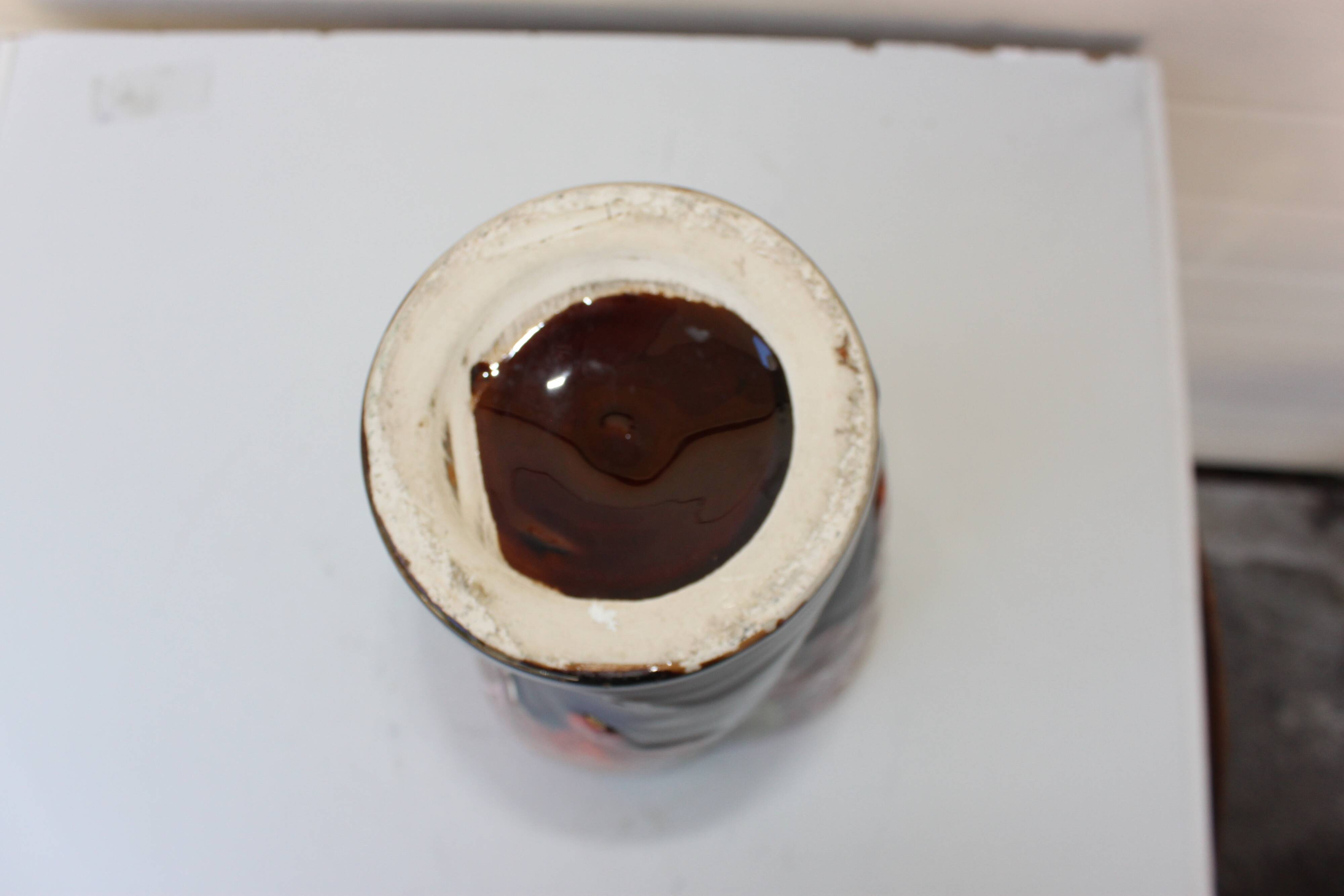 vase 1970 torsadé