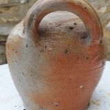 Stoneware jar from Puisaye, early 20th century.