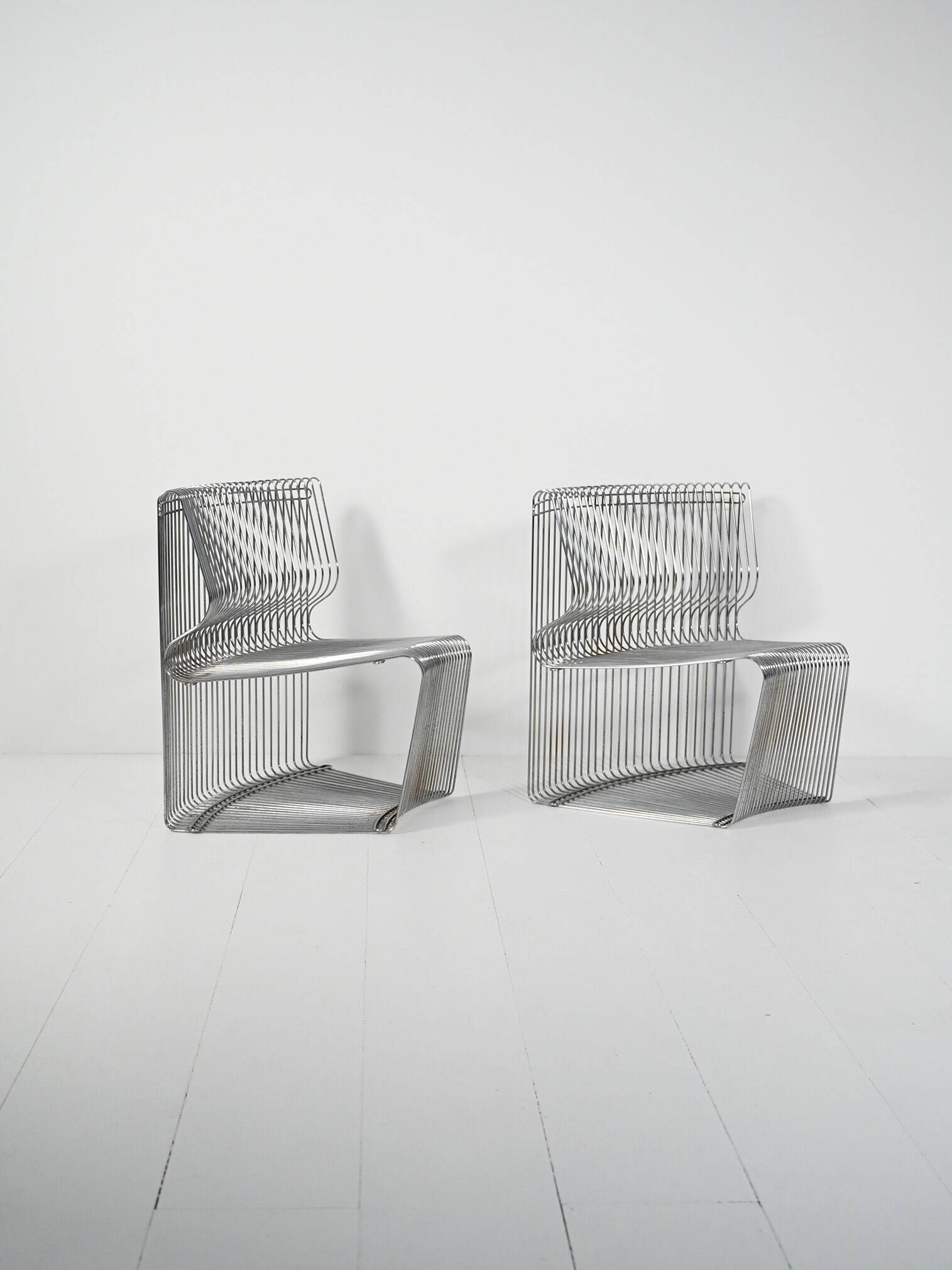 Pair of “Pantonova” lounge chairs by Verner Panton