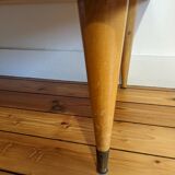 Vintage chest of drawers with spindle legs