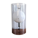 Model D-2045 Cylindrical table lamp with globe for Raak Amsterdam, The Netherlands 1960's