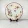 Large round patinated dish, Strasbourg model, Sarreguemines, 1880-1918