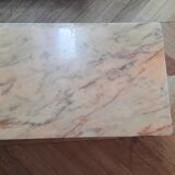 Louis XV-style marble coffee table