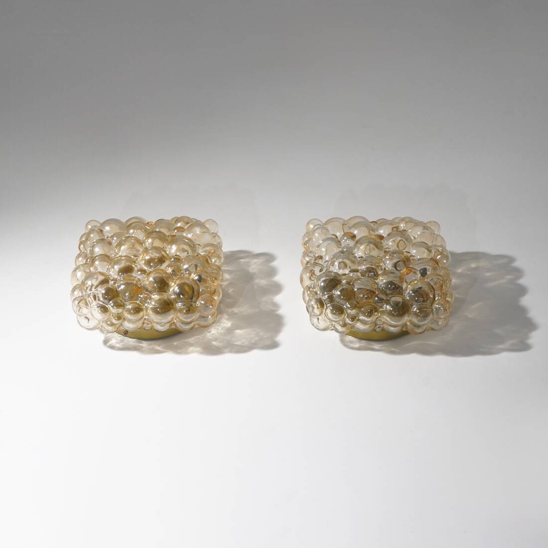Pair of ceiling lamps by Helena Tynell for Limburg, 1970s