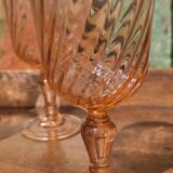 Rosaline D'arcoroc Luminarc pink wine glasses