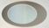 Oval mirror by Fontana Arte, around 1970.