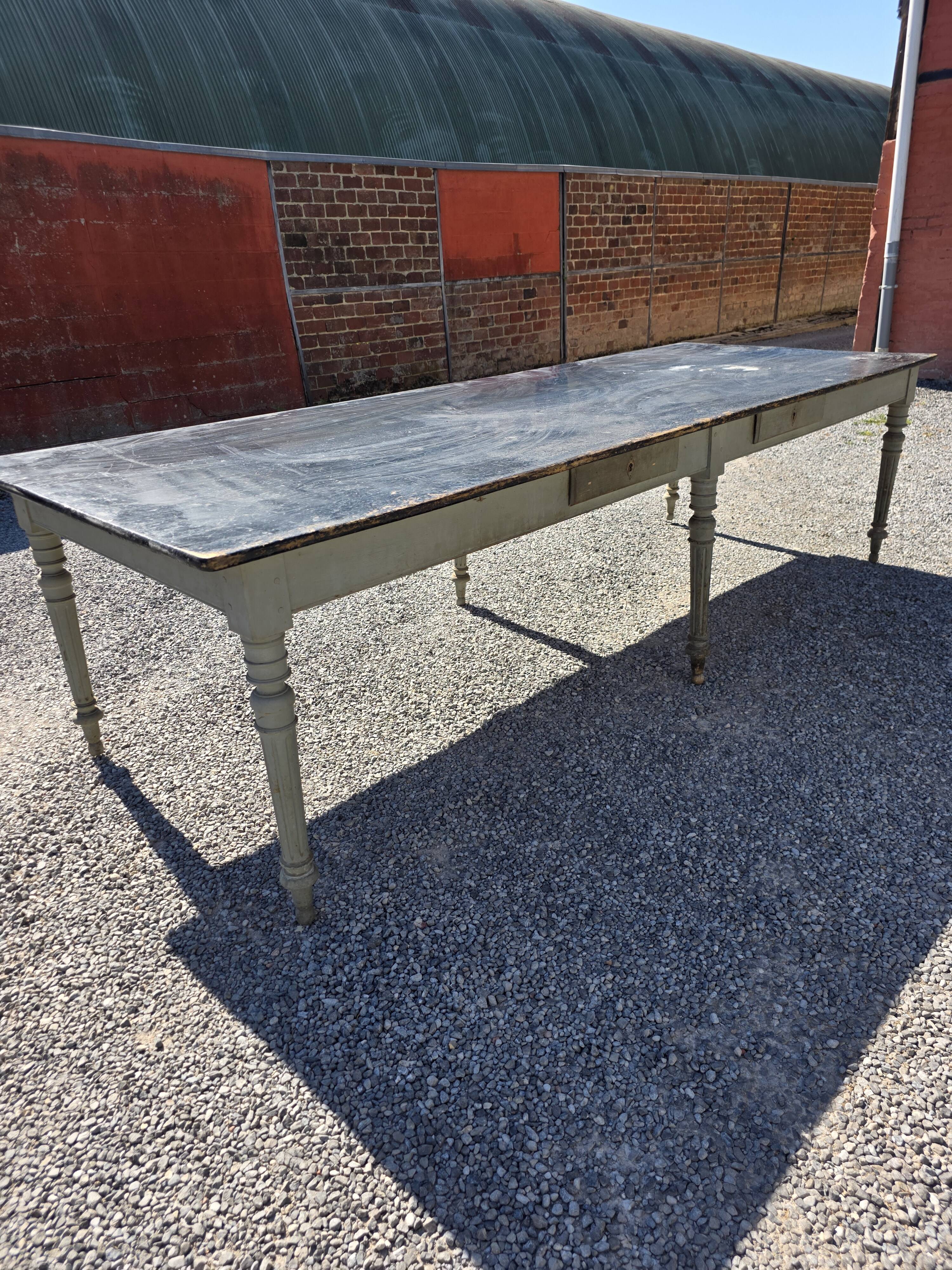 Old farmhouse table, 300 × 108cm