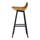 Wood and iron stool