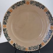 Ensemble de 8 assiettes à dessert Moulin des Loups