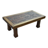 Pierre Garnier ceramic coffee table Herbiers