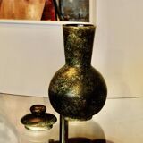 Vintage ceramic covered vase 1950