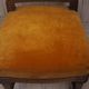 Antique Regency Style padded chair - Wooden structure and horsehair padding - Mustard color