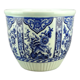 Delft Boch Royal Sphinx earthenware pot cache