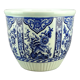 Delft Boch Royal Sphinx earthenware pot cache