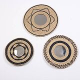 Ensemble de 3 miroirs scandinaves