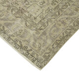 handwoven vintage anatolian beige carpet 194 cm x 278 cm