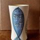 Bordeaux Art Ceramic Fish Vase