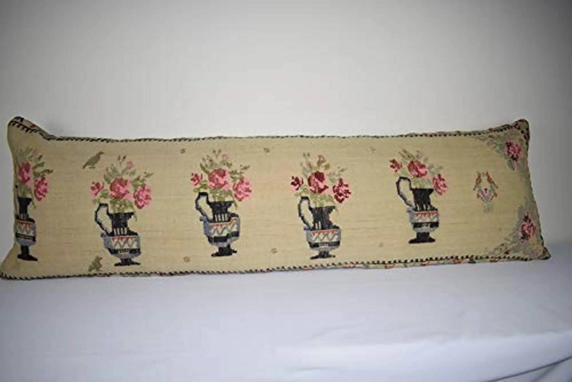Vintage kilim cushion cover 145x46 cm