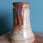 Stoneware pitcher from Puisaye signed by Jean-Pierre Prud’homme.
