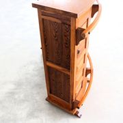 Bar brutaliste | tabourets de bar | années 1970 | pin