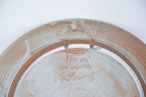 Plat Robert Pérot Atelier du Vieux Moulin