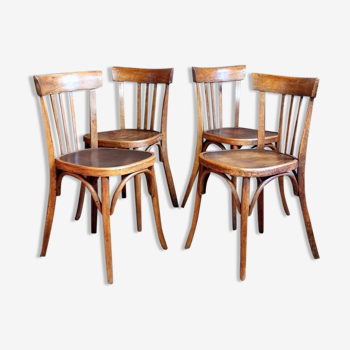 Set 4 chairs fischel bistro 30s/40s