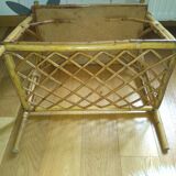 Rattan bedside table