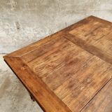 Extendable dining table elm wood