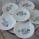Set of 6 flat plates Gien model Marjolaine
