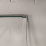 Table basse laiton verre